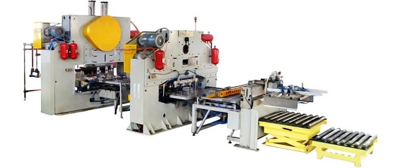 380V blikproductielijn 2 stuk blik vis tomaten pasta bonen blik body making punch press machine 0