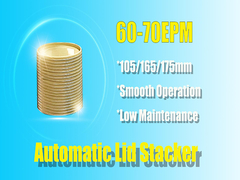 Het automatische Metaal kan Makend het Voltage van de Dekselstapelaar machinaal bewerken 380V 50Hz