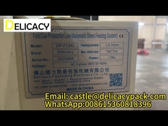 Automatische uploader en plaatvoeding systeem voor 83 / 99 / 127mm Bottom Making Line