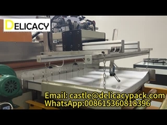 2 pc Kan maken machine handmatig plaatvoedingssysteem voor automatische perforatie