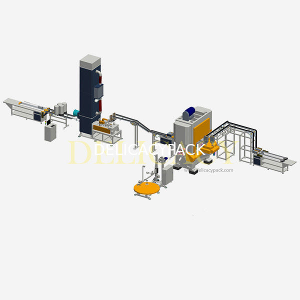 3 Machine van het fase380v de Gemakkelijke Open Beëindigen Automatisch voor Tin Can End Lids Making