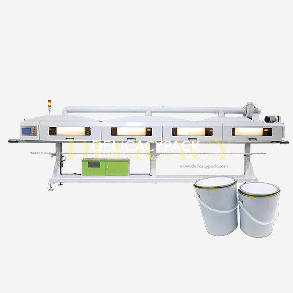 3-stuk kan Tin Can Inductie Droogoven voor Lichaam die Machinelijn maken