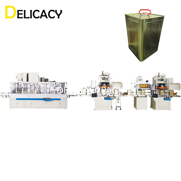 20CPM automatisch Tin Can Productielijn, Groot Vierkant Tin Making Machine-Verklaard Ce