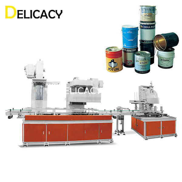 De Lijn van 25KW 30CPM Machine voor het maken van blikjes Production voor Pail Bodies