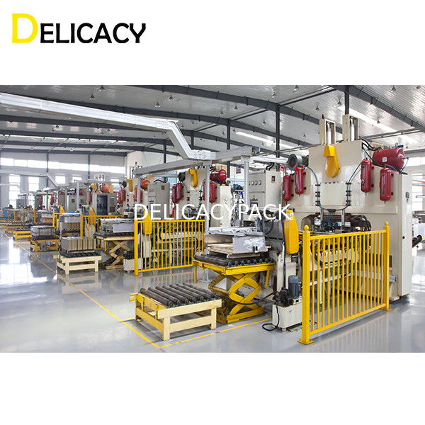 7 koppen H-type plaatvoederpers voor metaal deksels maken lijn