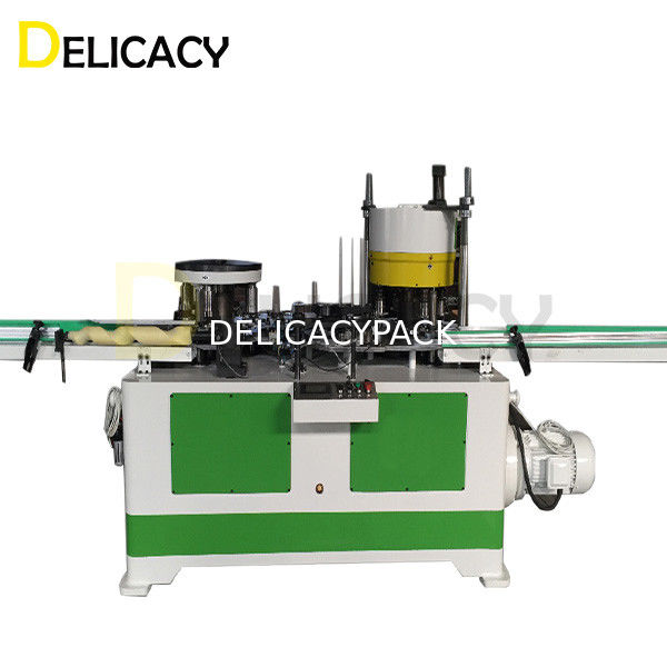 3 fasen combinatie machine voor het flensen van rib rollen en afdichten van melkpoeder blikken